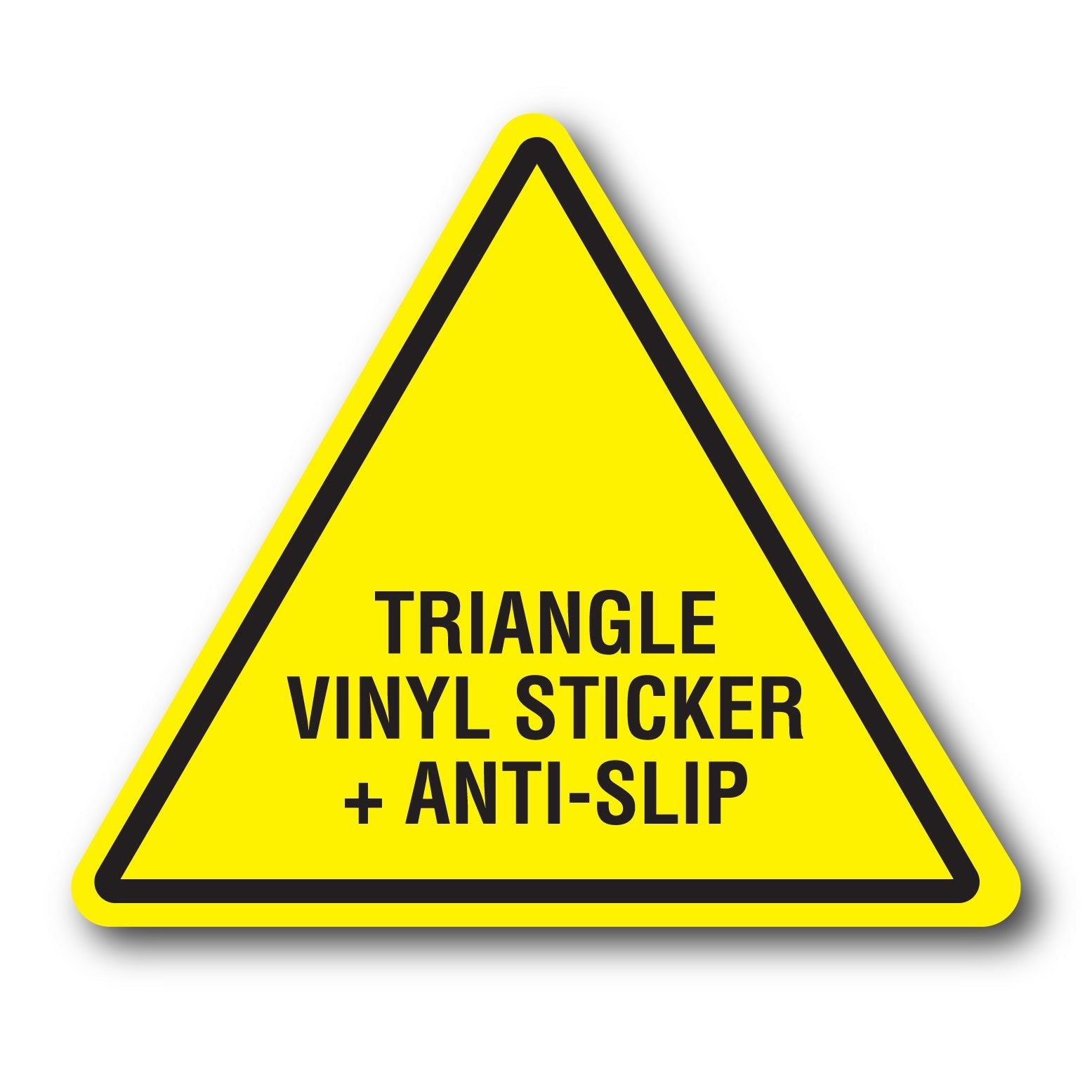 Triangle Vinyl Sticker + Anti-Slip – New Signs