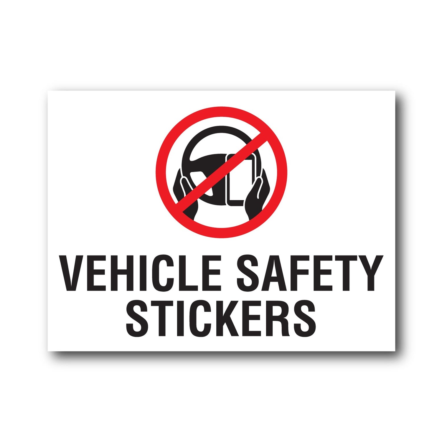 Vehicle Safety Stickers - New Signs
