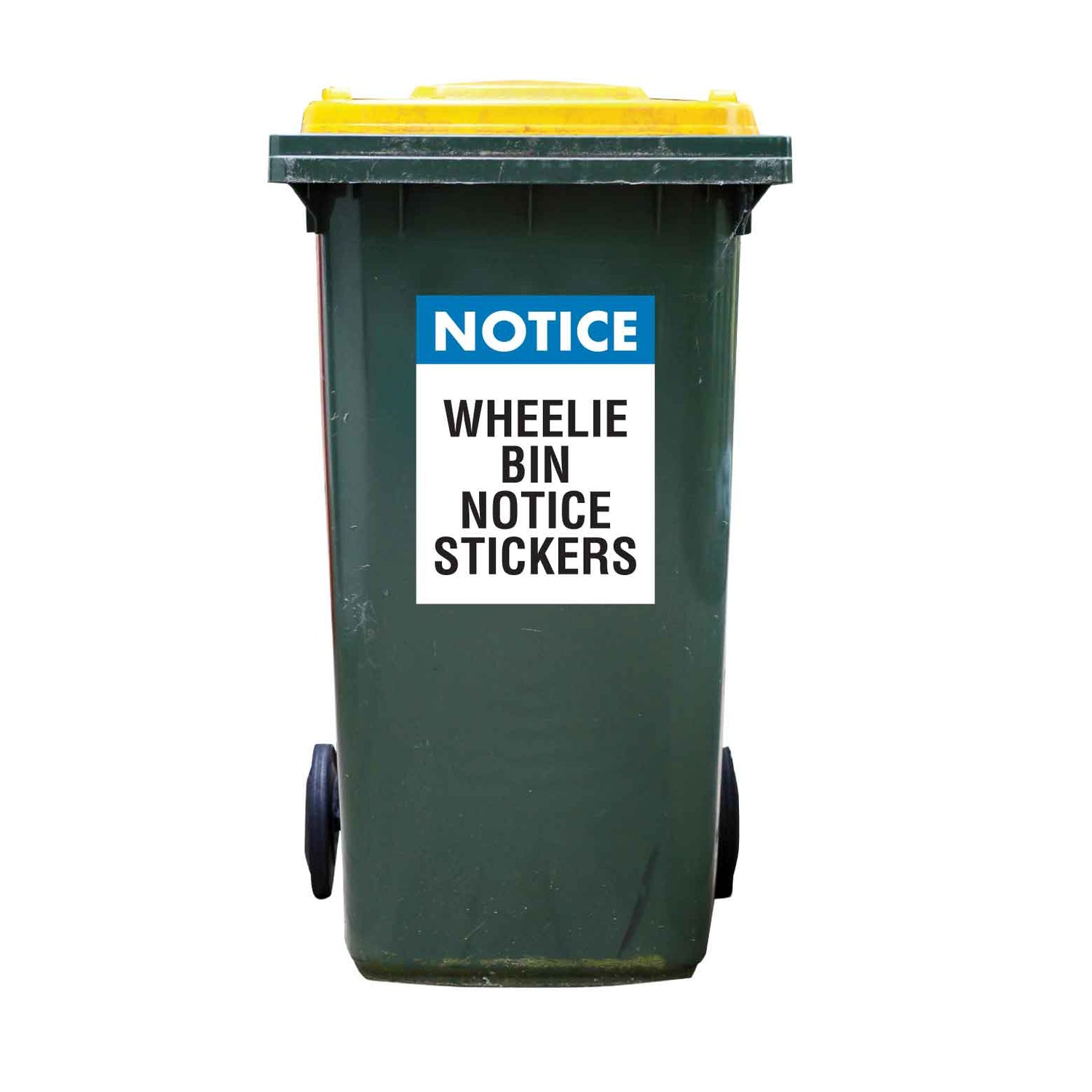 Wheelie Bin Notice Stickers - New Signs