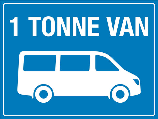 1 Tonne Van Sign