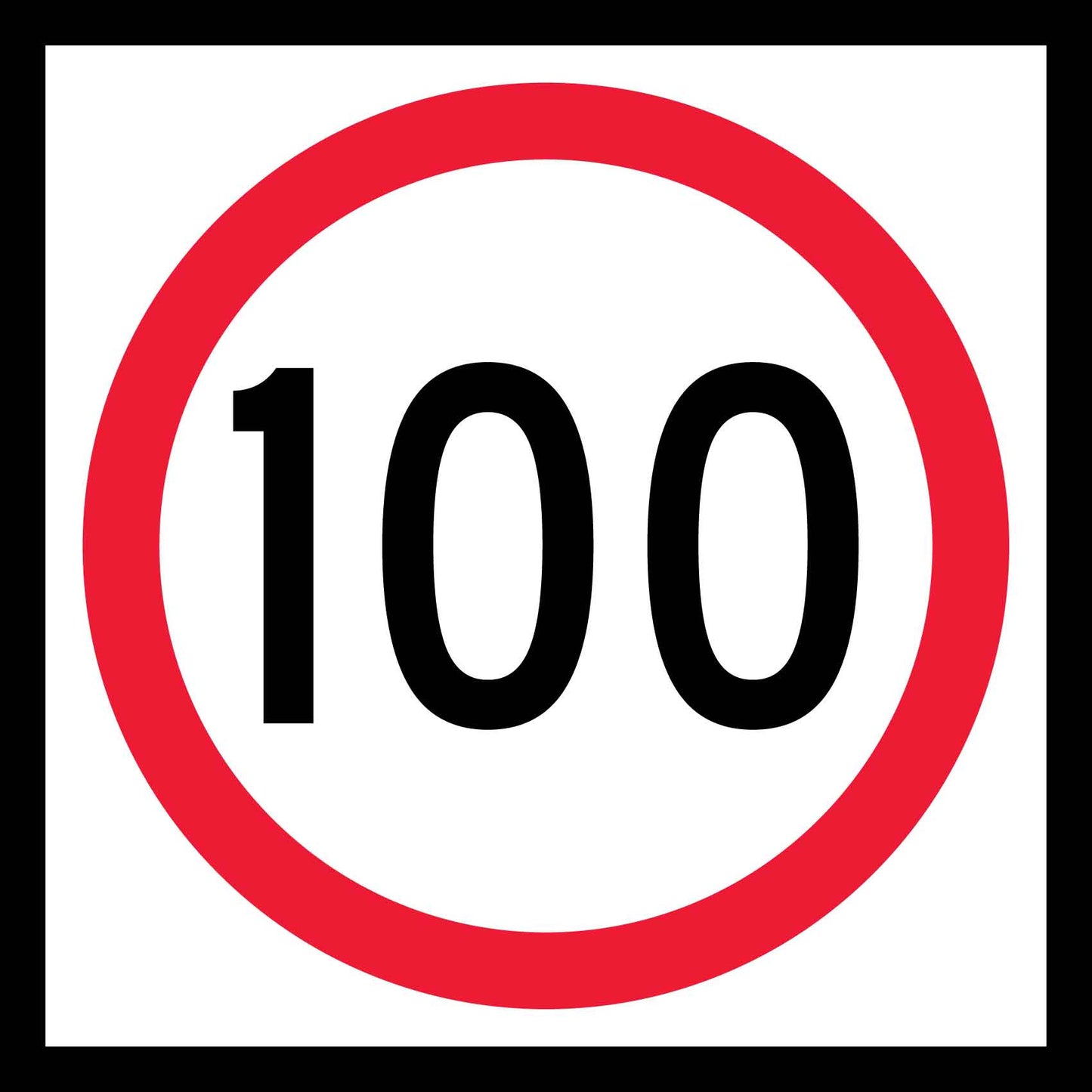 100km Multi Message Traffic Sign - New Signs