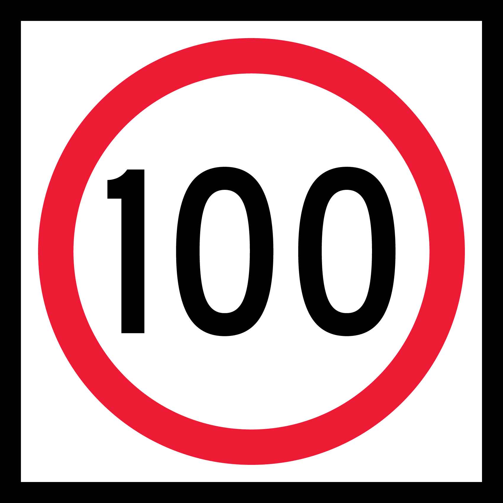100km Multi Message Traffic Sign - New Signs