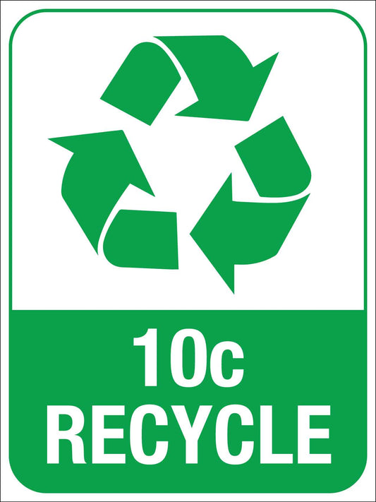 10c Recycle Sign - New Signs