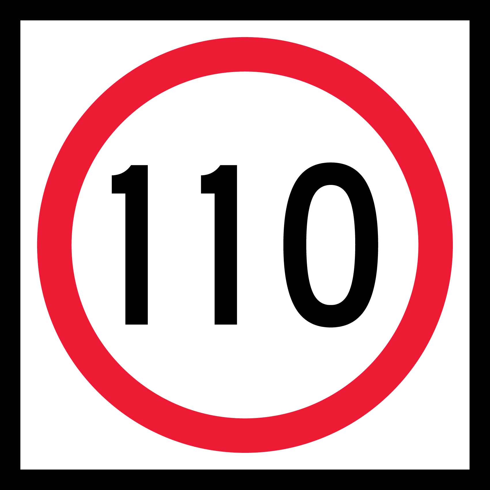 110km Multi Message Traffic Sign - New Signs