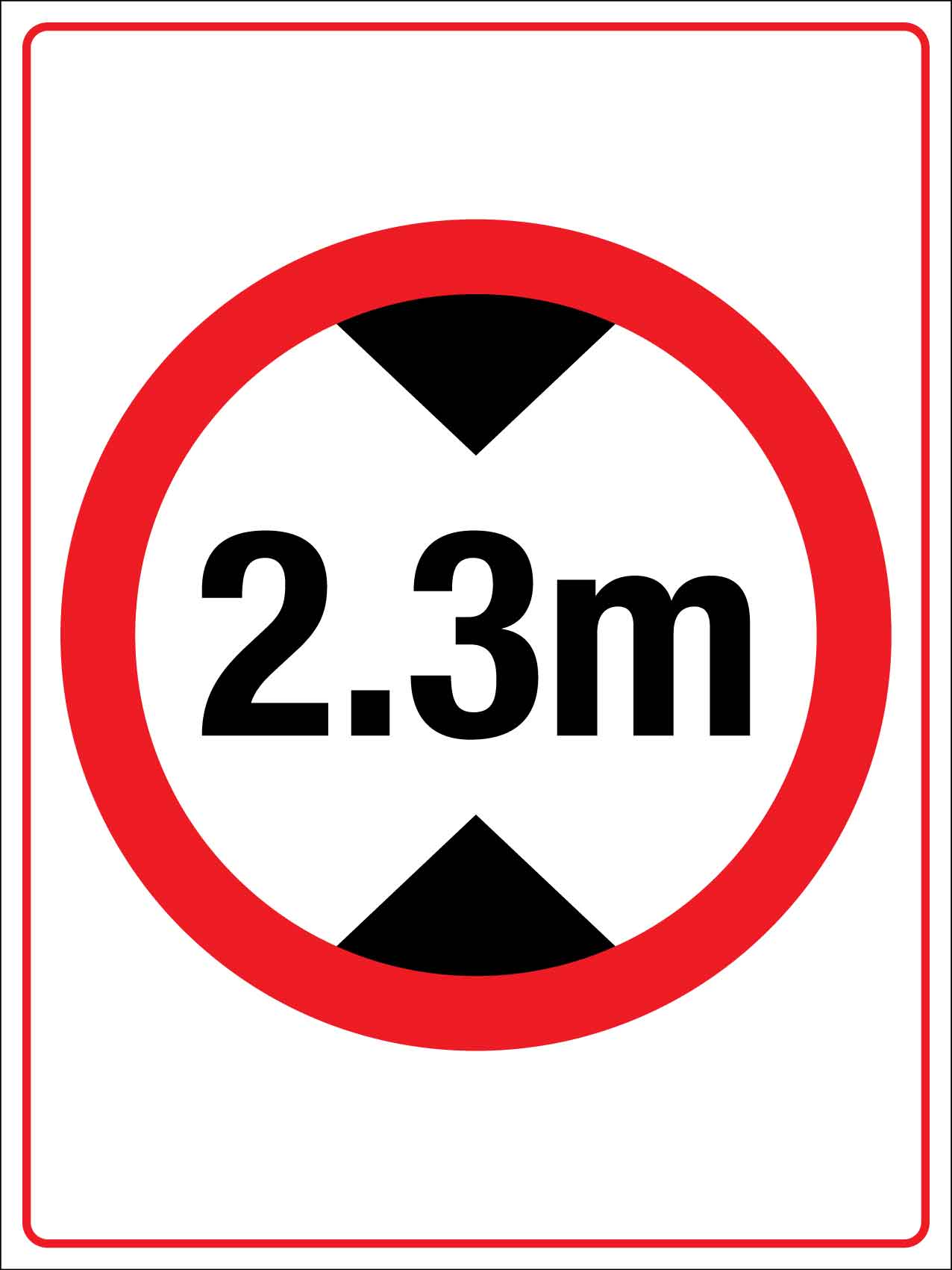 2.3m Sign