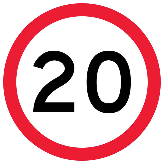 20km Multi Message Traffic Sign - New Signs