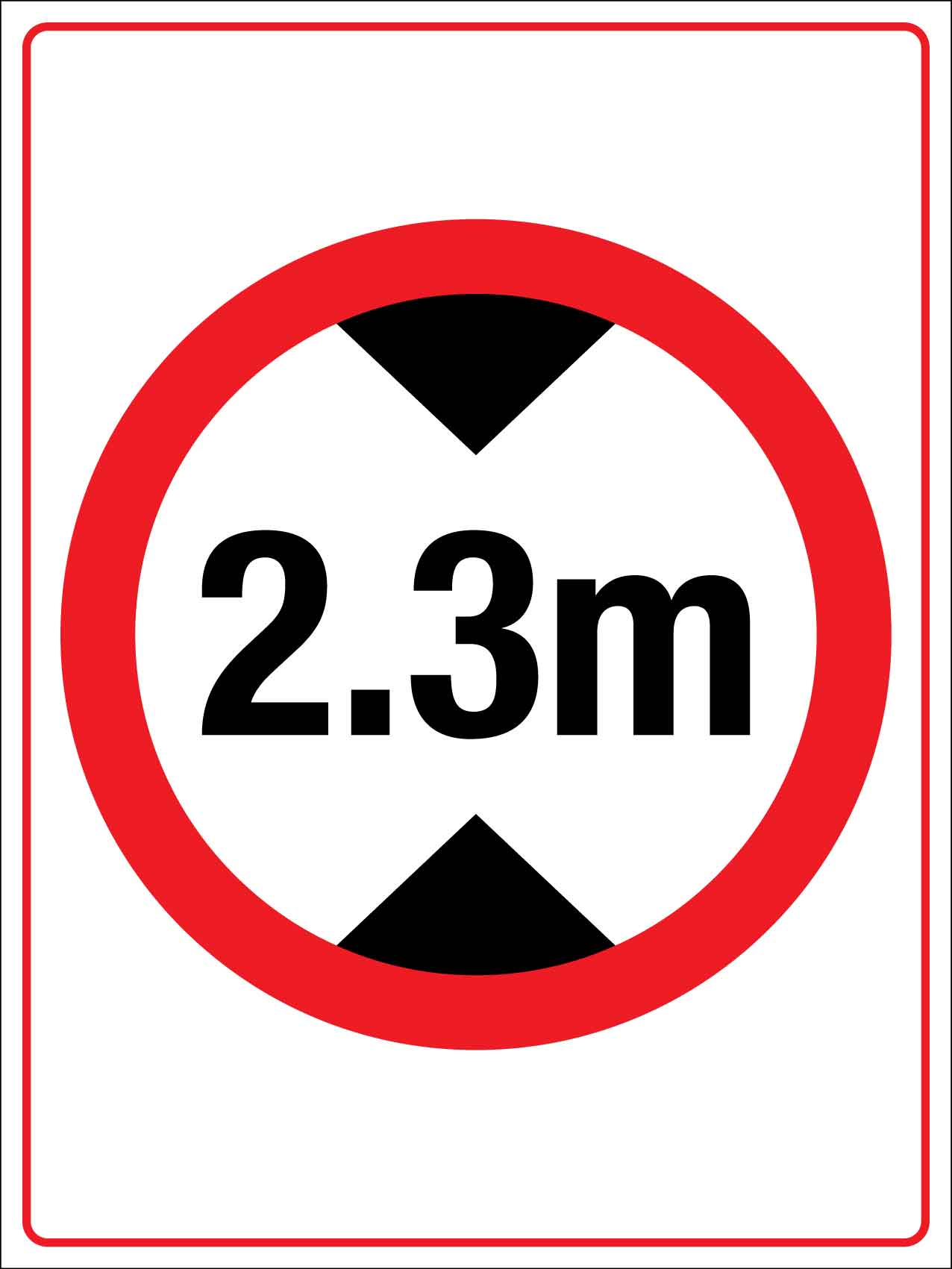 2.3m Sign - New Signs
