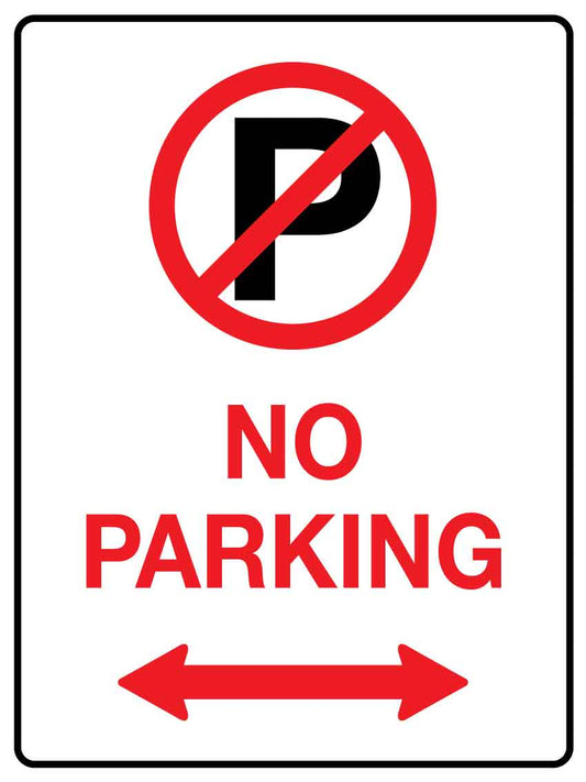 SF No Parking Sign 300mm x 400mm