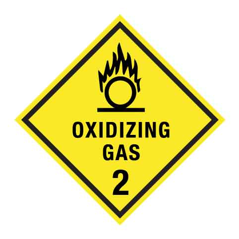 SF Hazchem Sign 3 Sign 170mm x 170mm