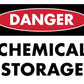 SF Danger Chemical Storage Sign 300mm x 400mm