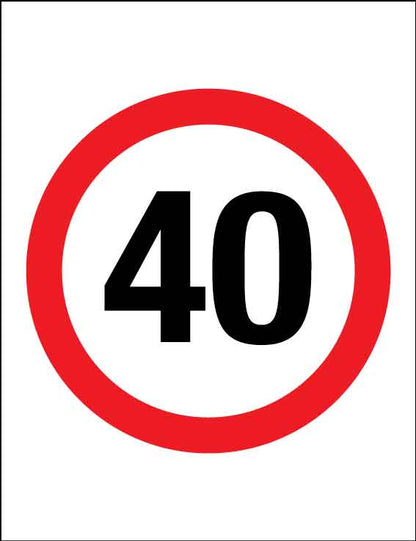 40km Speed Wheelie Bin Stickers - New Signs
