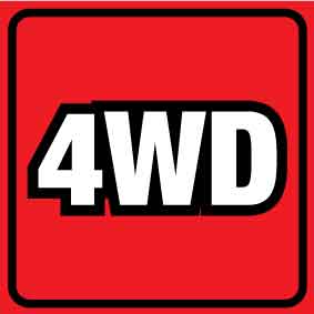 4WD Vehicle Sticker