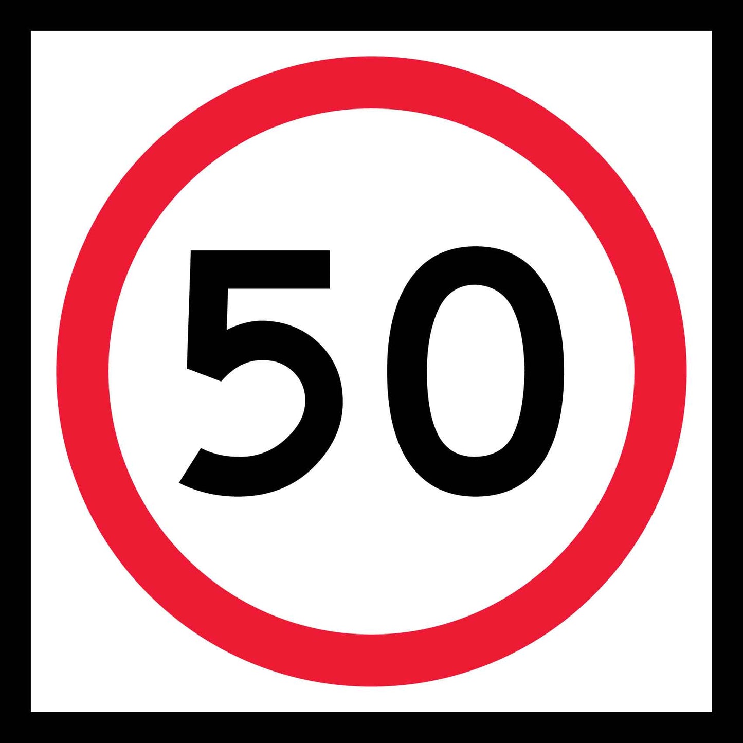 50km Multi Message Traffic Sign - New Signs