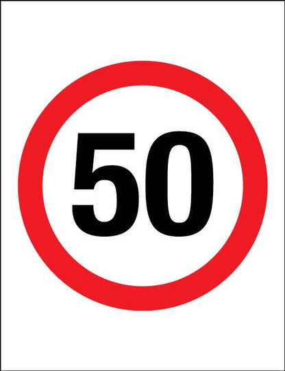 50km Speed Wheelie Bin Stickers - New Signs