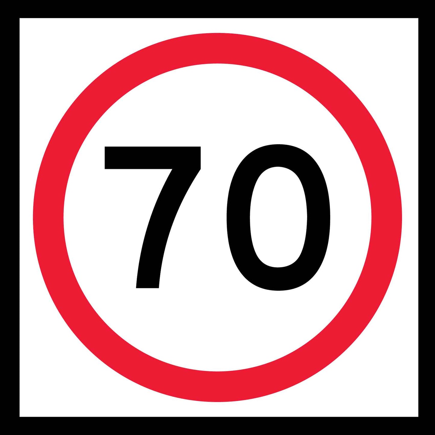 70km Multi Message Traffic Sign - New Signs