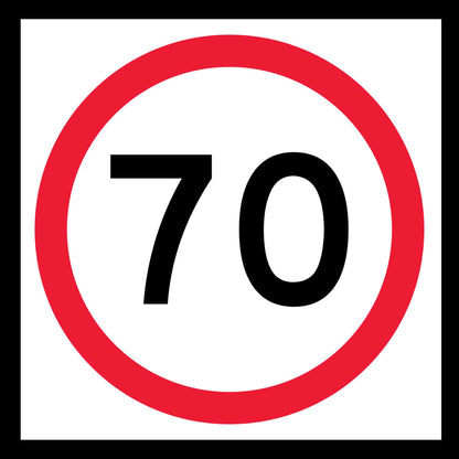 70km Multi Message Traffic Sign - New Signs