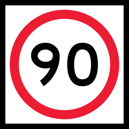 90km Multi Message Traffic Sign - New Signs