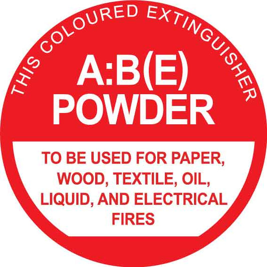 APS This Coloured Extinguisher A:B(E) Powder