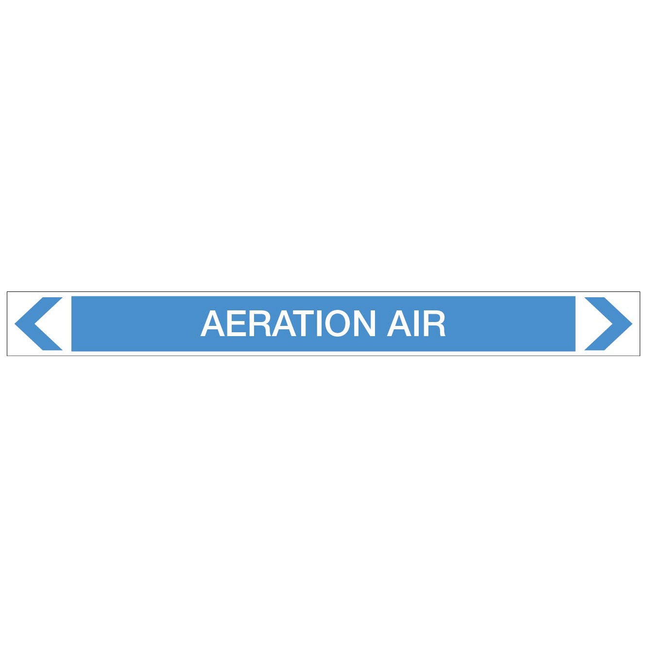 Air - Aeration Air - Pipe Marker Sticker