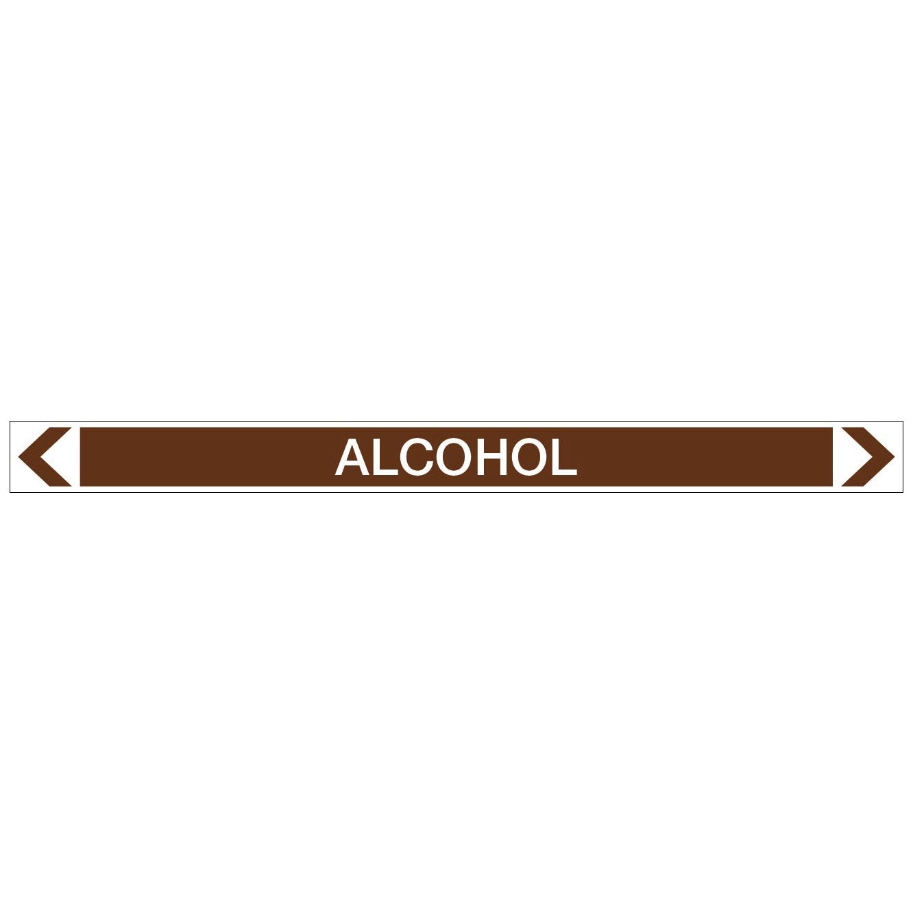Oils - Alcohol - Pipe Marker Sticker
