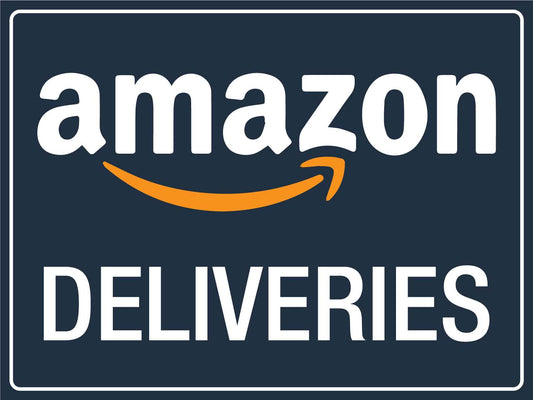 Amazon Deliveries Sign