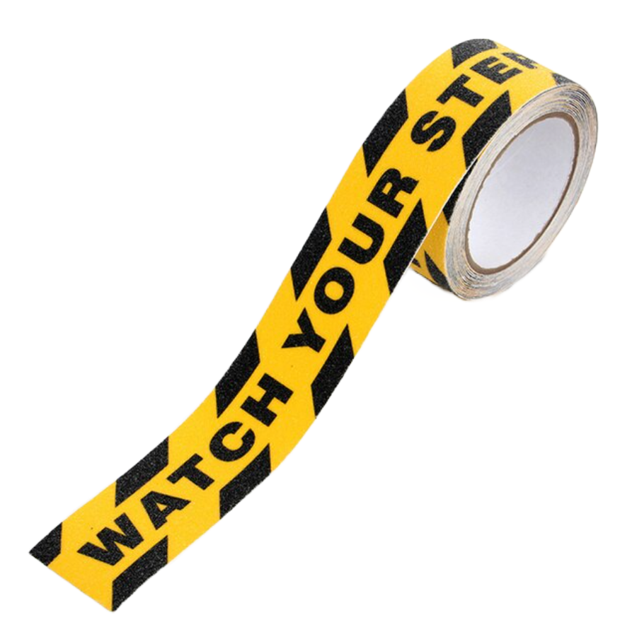Anti-Slip Tape - Yellow and Black - Watch Your Step