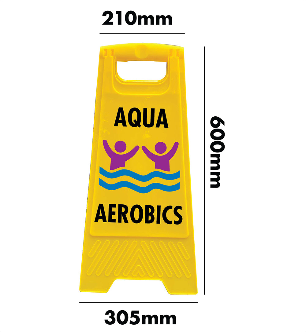 Yellow A-Frame - Aqua Aerobics