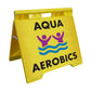 Aqua Aerobics - Evarite A-Frame Sign