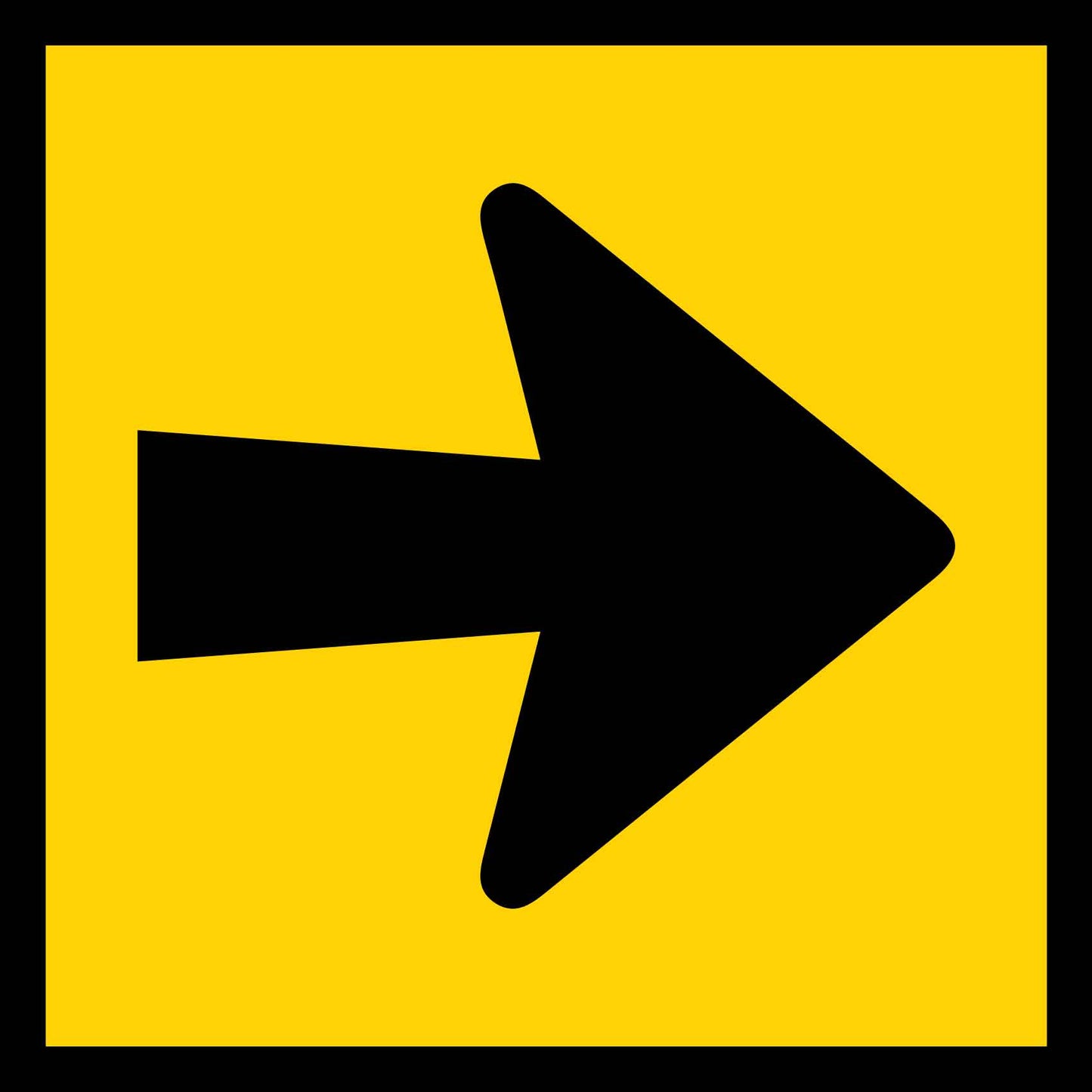 Arrow Bold Multi Message Traffic Sign