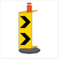 Right Arrow - Corflute Bollard Traffic Signs