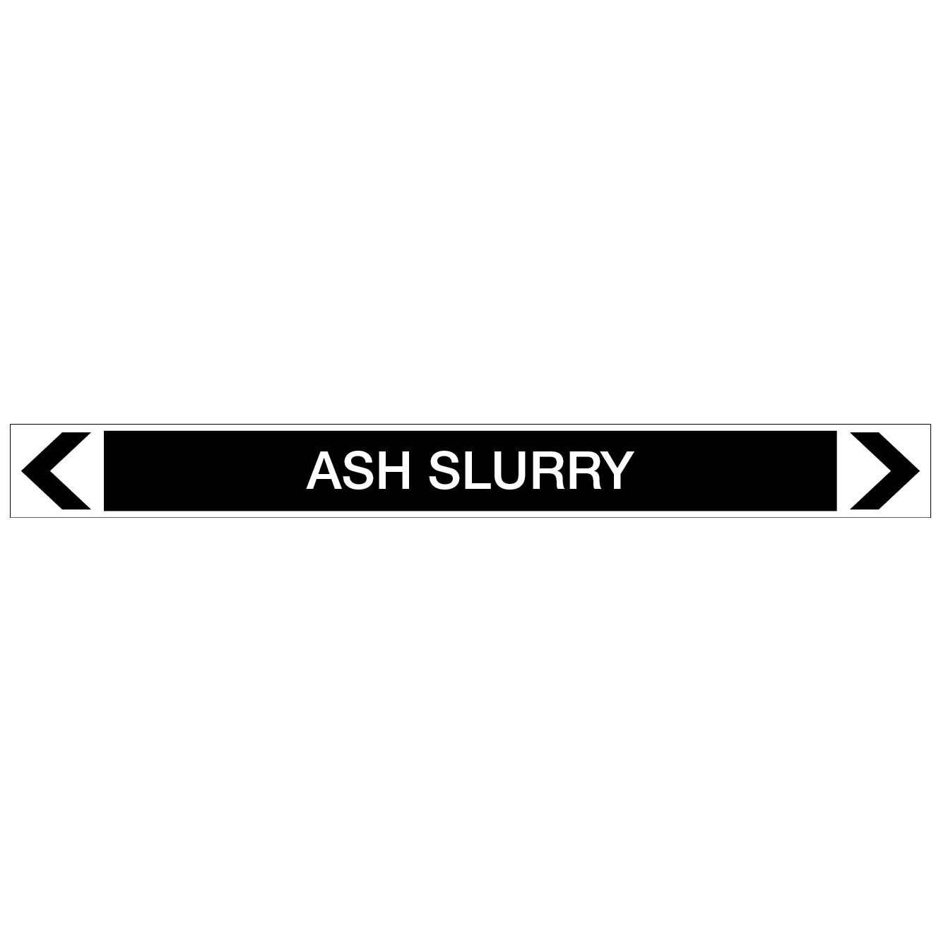 Miscellaneous - Ash Slurry - Pipe Marker Sticker