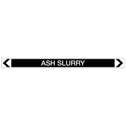 Miscellaneous - Ash Slurry - Pipe Marker Sticker