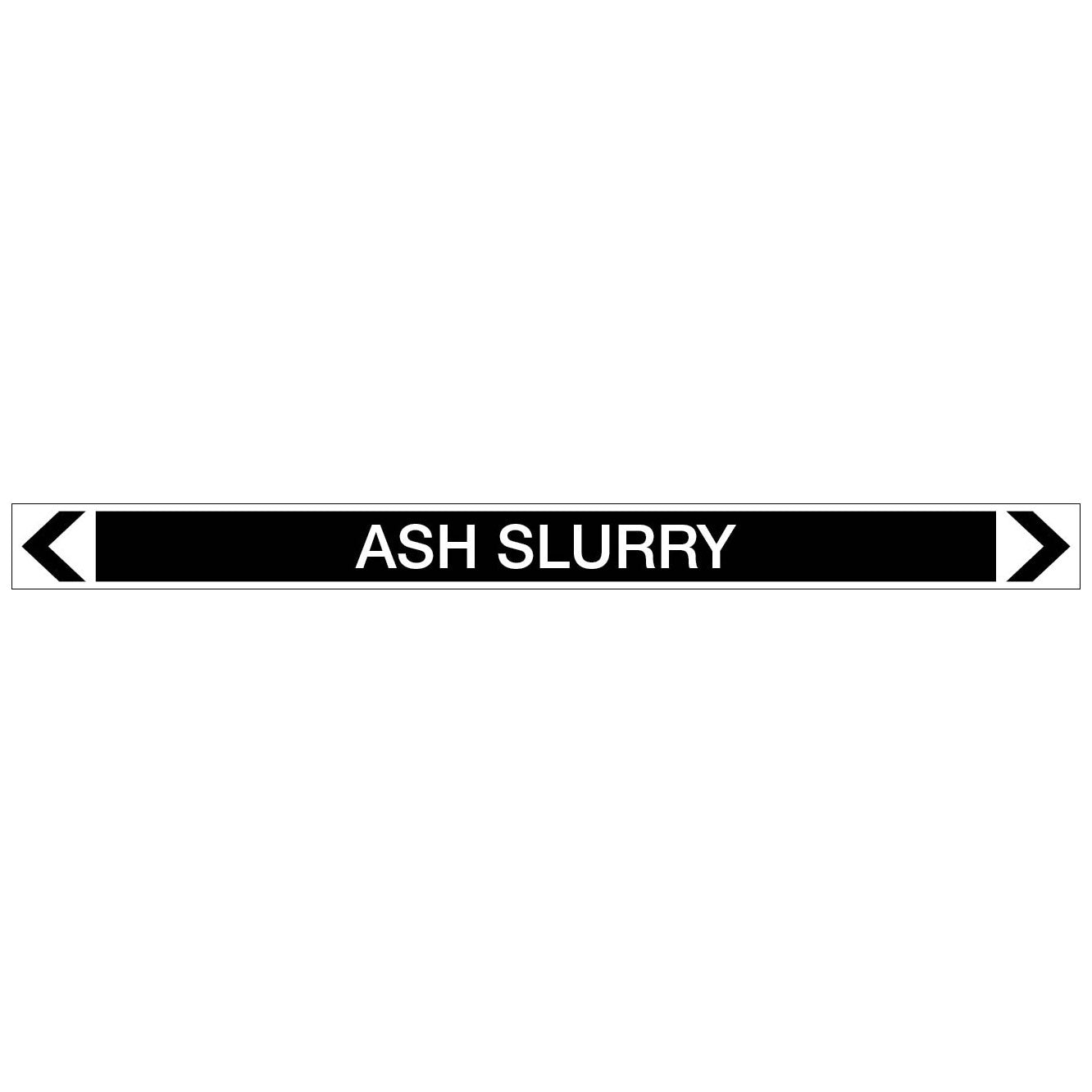 Miscellaneous - Ash Slurry - Pipe Marker Sticker