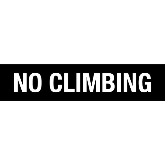 AP No Climbing Sign 360mm x 80mm