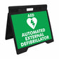 Automated External Defibrillator - Evarite A-Frame Sign