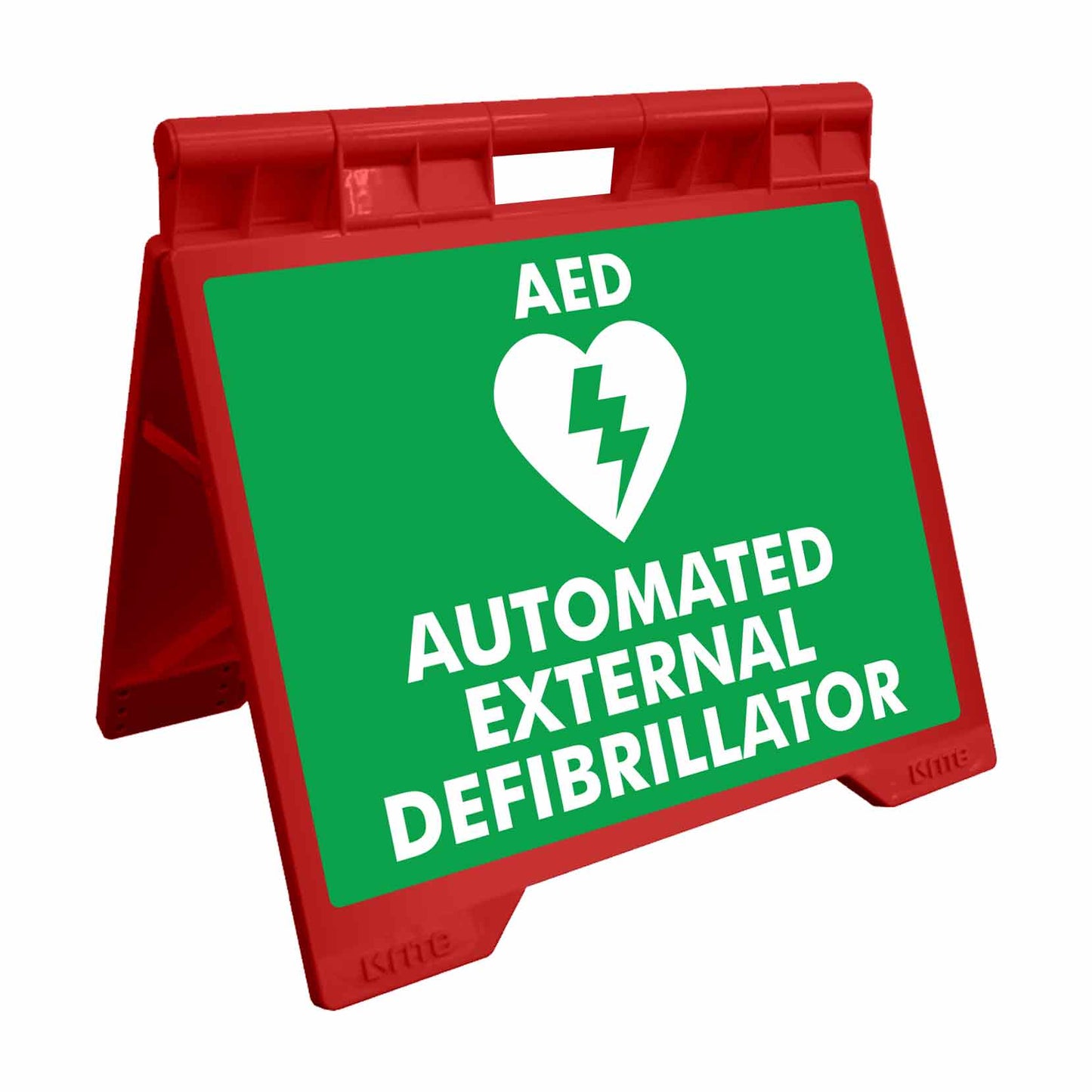 Automated External Defibrillator - Evarite A-Frame Sign