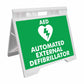 Automated External Defibrillator - Evarite A-Frame Sign