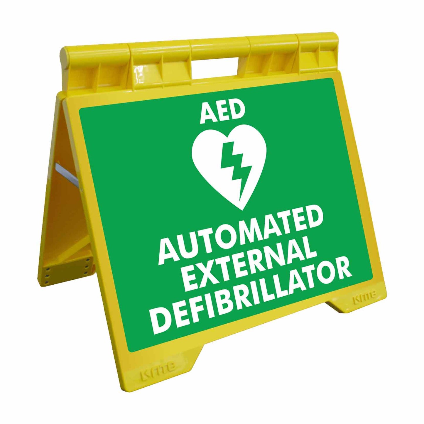 Automated External Defibrillator - Evarite A-Frame Sign
