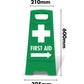 Green A-Frame - First Aid Arrow Right