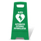 Green A-Frame - Automated External Defibrillator
