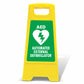 Yellow A-Frame - Automated External Defibrillator