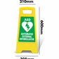 Yellow A-Frame - Automated External Defibrillator