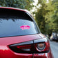 Baby On Board Skate Magenta Vehicle Sticker