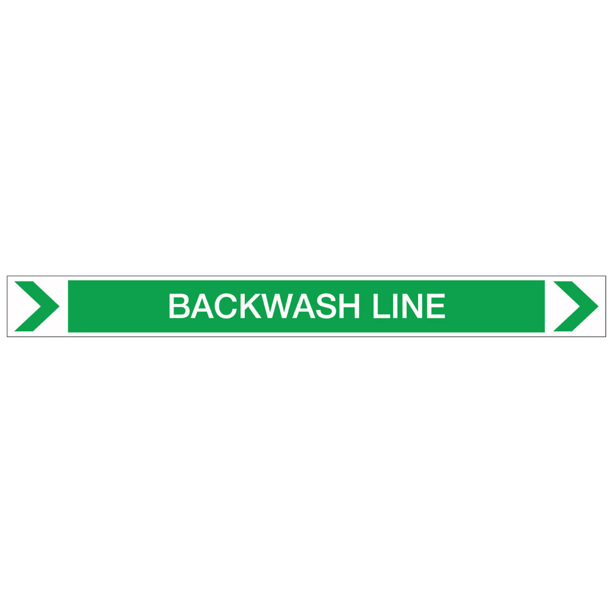 Backwash Line Pool Pool/Spa - Backwash Line (Right) - Pipe Marker Sticker – New Signs