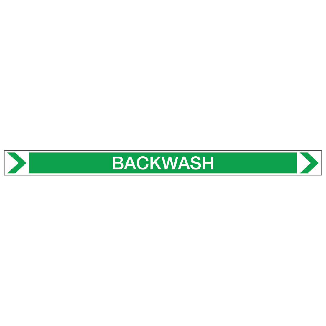 Pool/Spa - Backwash (Right) - Pipe Marker Sticker