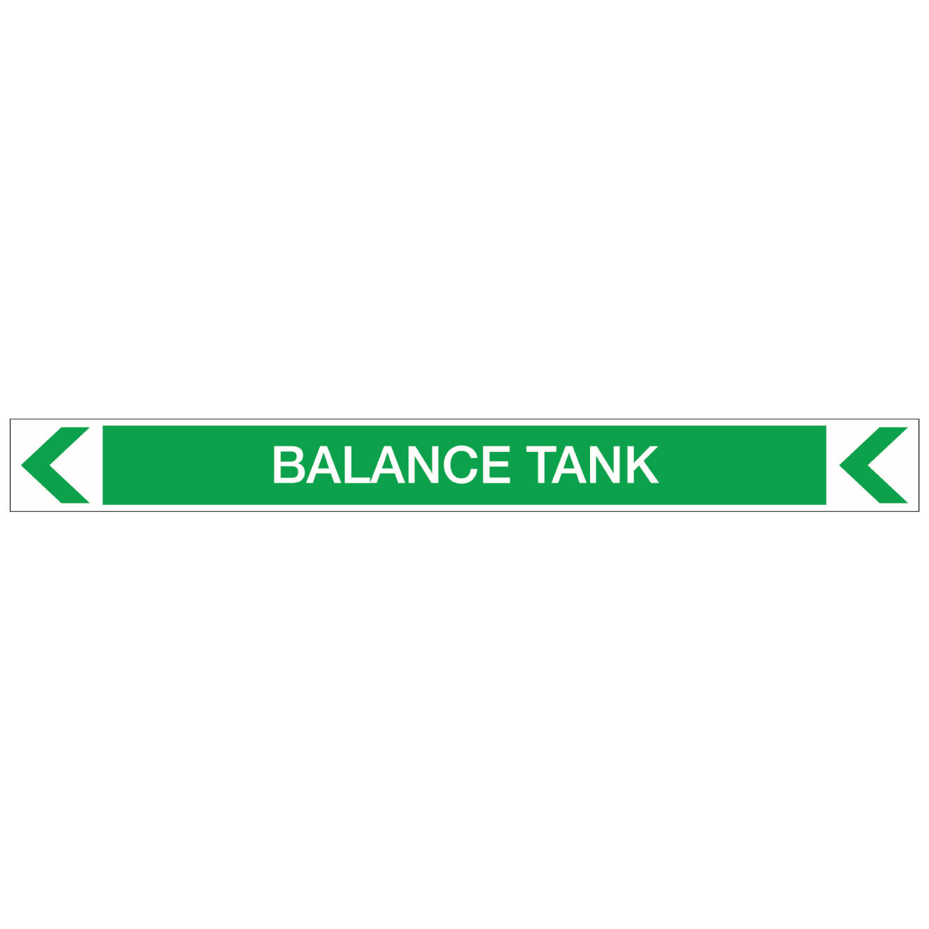 Pool/Spa - Balance Tank (Left) - Pipe Marker Sticker