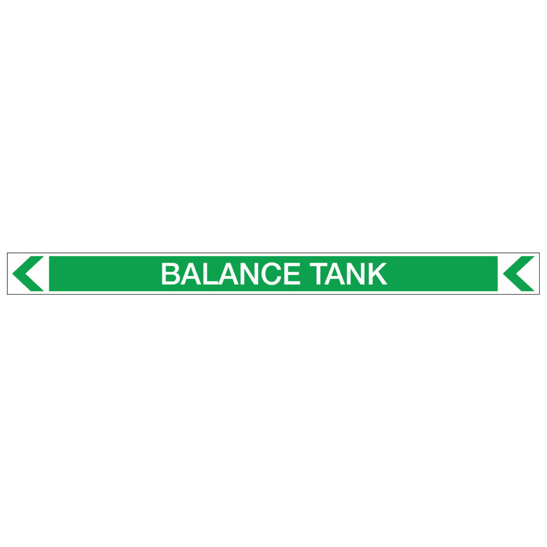 Pool/Spa - Balance Tank (Left) - Pipe Marker Sticker