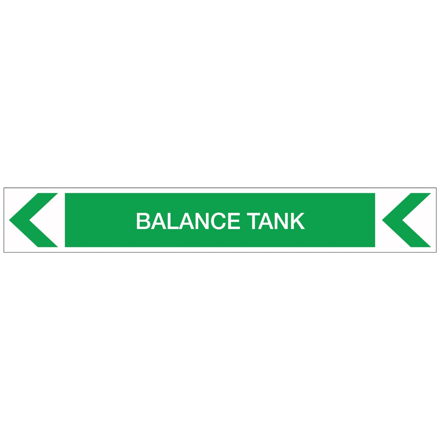 Pool/Spa - Balance Tank (Left) - Pipe Marker Sticker