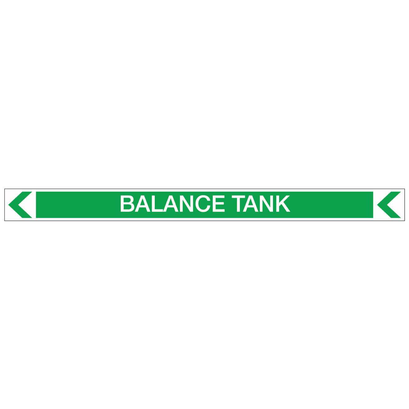 Pool/Spa - Balance Tank (Left) - Pipe Marker Sticker