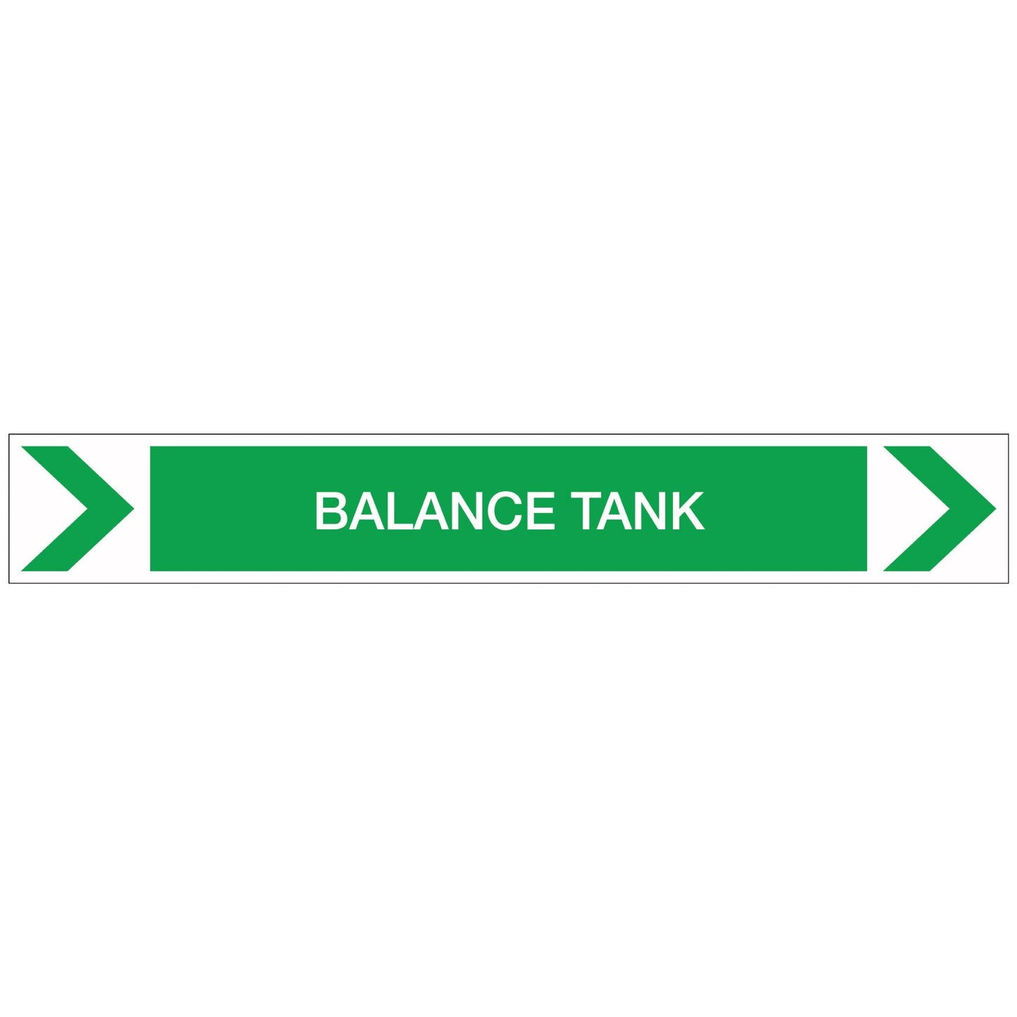 Pool/Spa - Balance Tank (Right) - Pipe Marker Sticker